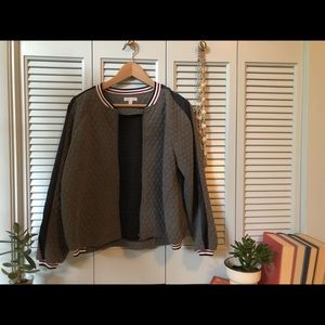 Quilted Bomber Jacket